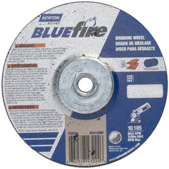 ‎6 × 1/4 × 5/8 - 11″ BlueFire Grinding Wheel ZA 24 S Type 27 - Caliber Tooling