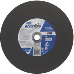 14″ × 7/64″ × 1″ BlueFire Chopsaw Cut-Off Wheel Type 01 Straight Zirconia Alumina/Aluminum Oxide - Caliber Tooling