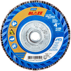 ‎4-1/2″ × 1/4″ × 5/8″ SG Blaze R980P Flap Disc Type 27 Flat 80 Grit - Caliber Tooling