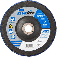 7″ × 1/4″ × 7/8″ NorZon BlueFire R884 Flap Disc Type 29 Conical 36 Grit - Caliber Tooling