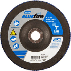 7″ × 1/4″ × 7/8″ NorZon BlueFire R884 Flap Disc Type 29 Conical 60 Grit - Caliber Tooling