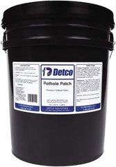 Detco - 5 Gal Pothole Patch - Black, 5 Sq Ft Coverage - Caliber Tooling