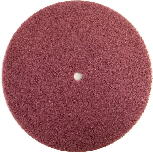 8 × 1/2″ Bear-Tex High Strength Non-Woven Arbor Hole Disc Aluminum Oxide Very Fine Grit - Caliber Tooling