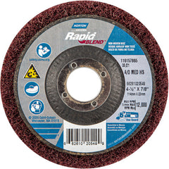 ‎4-1/2″ × 7/8″ Rapid Prep Depressed Center Finishing Wheel 150-180 Grit Aluminum Oxide - Caliber Tooling