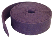 4'' x 30 ft. - Maroon - Aluminum Oxide Fine Grit - Bear-Tex Clean & Blend Roll - Caliber Tooling