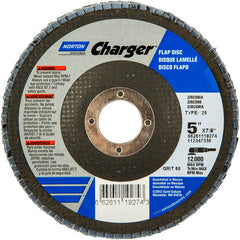 5″ × 1/4″ × 7/8″ Charger R822 Flap Disc Type 29 Conical 60 Grit - Caliber Tooling