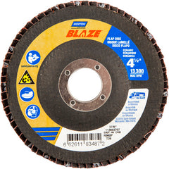 ‎4-1/2 × 7/8″ Blaze Fiberglass Conical Flap Disc Type 29 40 Grit R980P Premium Ceramic Alumina - Caliber Tooling