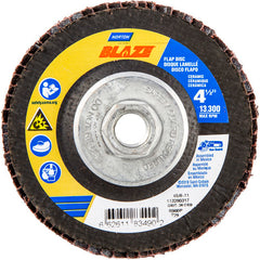 ‎4-1/2 × 5/8 - 11″ Blaze Fiberglass Conical Flap Disc Type 29 36 Grit R980P Premium Ceramic Alumina - Caliber Tooling