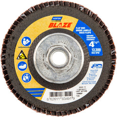 ‎4-1/2 × 5/8 - 11″ Blaze Fiberglass Conical Flap Disc Type 29 40 Grit R980P Premium Ceramic Alumina - Caliber Tooling