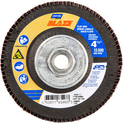 ‎4-1/2″ × 1/4″ × 5/8″ SG Blaze R980P Flap Disc Type 29 Conical 80 Grit - Caliber Tooling