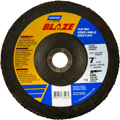 7″ × 1/4″ × 7/8″ SG Blaze R980P Flap Disc Type 29 Conical 80 Grit - Caliber Tooling