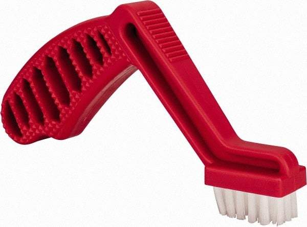 3M - 6 Rows x 4 Columns Parts Brush - 9" OAL, 5/8" Trim Length, Plastic Pistol Handle - Caliber Tooling