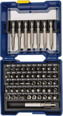 Irwin - 58 Piece, 1/4" Drive Screwdriver Insert Bit Set - #1 to #3 Phillips, 0.05 to 1/4" Hex, 1.27 to 10mm Hex, T10 to T40 Torx, #1 to #3 Square Recess - Caliber Tooling