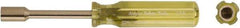 Ampco - 11/32" Solid Shaft Nonsparking Nutdriver - Ergonomic Handle, 7-7/16" OAL - Caliber Tooling