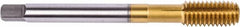 Union Butterfield - 3/4-10 UNC 2B Modified Bottoming Thread Forming Tap - Powdered Metal High Speed Steel, TiN Finish, 4.921" OAL, 1.181" Thread Length, Right Hand Thread, Series 1681AP - Caliber Tooling