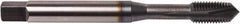 Union Butterfield - M18x1.50 Metric Fine, 4 Flute, TiCN Finish, Powdered Metal Spiral Point Tap - Plug Chamfer, Right Hand Thread, 110mm OAL, 25mm Thread Length, 0.542" Shank Diam, 6H Class of Fit, Series 1673AP - Exact Industrial Supply