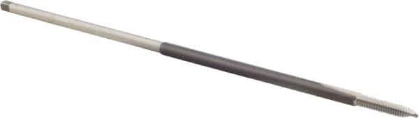 Union Butterfield - #6-32 UNC 2 Flute H3 Bright Finish High Speed Steel Spiral Point Extension Tap - Plug Chamfer, 6" OAL, 11/16" Thread Length, 3B Class of Fit, Series 1534NE - Exact Industrial Supply