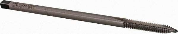 Union Butterfield - #10-24 UNC 2 Flute H3 Bright Finish High Speed Steel Spiral Point Extension Tap - Plug Chamfer, 4" OAL, 7/8" Thread Length, 3B Class of Fit, Series 1534NE - Exact Industrial Supply