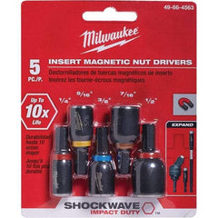 Milwaukee Tool - Power & Impact Screwdriver Bit Sets Point Type: Hex Tool Type: Nut Driver - Caliber Tooling