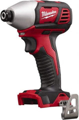 Milwaukee Tool - 18 Volt, 1/4" Drive, 125 Ft/Lb Torque, Cordless Impact Driver - Pistol Grip Handle, 2750 RPM, Lithium-Ion, Bare Tool - Caliber Tooling