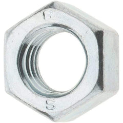 Value Collection - M8x1.25 Metric Coarse Steel Right Hand Hex Nut - 12mm Across Flats, 6.5mm High, Zinc-Plated Finish - Caliber Tooling