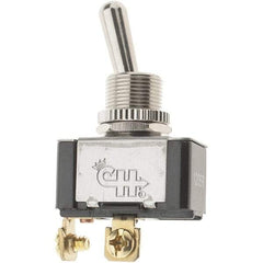 Value Collection - SPST On-Off Toggle Switch - Screw Terminal, Standard Actuator, 12 Volts - Caliber Tooling