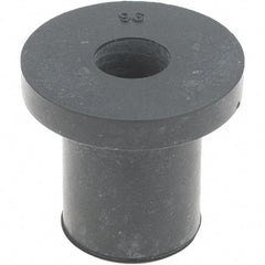 Value Collection - 3/8-16, 1-1/4" Diam Flange, Rubber Insulated Rivet Nut - Neoprene, 7/8" Long - Caliber Tooling