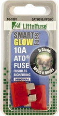 Value Collection - 10 Amp, Automotive Fuse - 3/4" Long, Red, Littlefuse ATO010 - Caliber Tooling