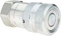 Parker - 3/4-14 NPSF Steel Hydraulic Hose Coupler - 3,000 psi, -12 Hose Size, 3/4" Hose Diam - Caliber Tooling