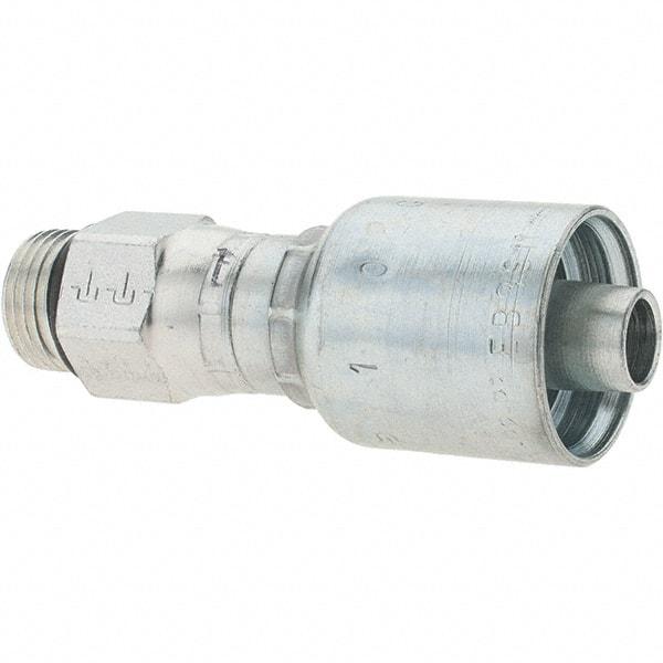 Parker - 1/2 Thread Hydraulic Hose Fitting - -8 Hose Size, 1/2" Hose Diam - Caliber Tooling