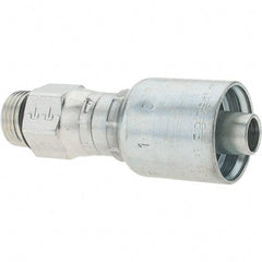 Parker - 1/2 Thread Hydraulic Hose Fitting - -8 Hose Size, 1/2" Hose Diam - Caliber Tooling