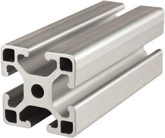 80/20 Inc. - 6 Meters Long x 40 mm Wide x 40 mm Deep, T-Slotted Aluminum Extrusion - Clear Anodized Finish - Caliber Tooling