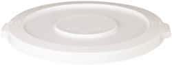 PRO-SOURCE - Round Lid for Use with 32 Gal Round Trash Cans - White, Plastic, For Huskee Trash Cans - Caliber Tooling