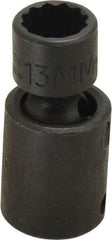 Proto - 3/8" Drive 13mm Deep Universal Impact Socket - 12 Points, 2" OAL - Caliber Tooling