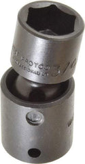 Proto - 1/2" Drive 3/4" Standard Universal Impact Socket - 6 Points, 2-19/32" OAL - Caliber Tooling