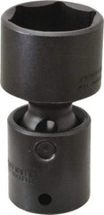 Proto - 1/2" Drive 1-1/4" Standard Universal Impact Socket - 6 Points, 3-13/64" OAL - Caliber Tooling