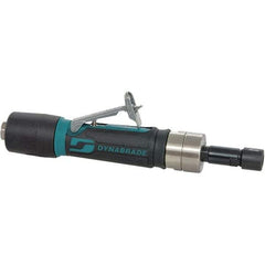 Dynabrade - 1/4" Collet, Straight Handle, Air Straight Die Grinder - 5,000 RPM, Rear Exhaust, 23 CFM, 0.4 hp, 90 psi, 1/4 NPT Inlet - Caliber Tooling