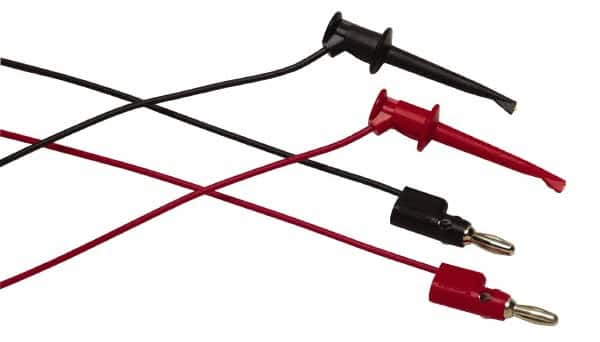 Fluke - Black/Red Electrical Test Equipment Leads Set - Use with All Models - Caliber Tooling