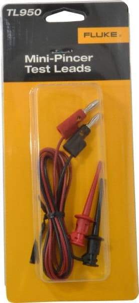 Fluke - Black/Red Electrical Test Equipment Leads Set - Use with All Models - Caliber Tooling