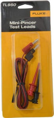 Fluke - Black/Red Electrical Test Equipment Leads Set - Use with All Models - Caliber Tooling