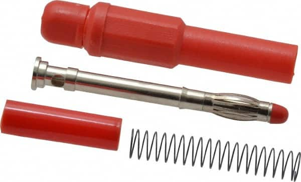 Pomona - Red Electrical Test Equipment Banana Plug - Use with Banana Plugs - Caliber Tooling