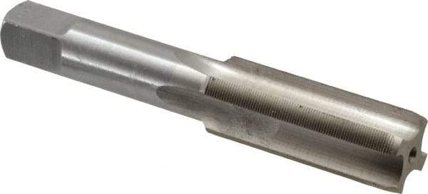 Interstate - 3/4-40 UNS 3B 4 Flute Bright Finish High Speed Steel Straight Flute Standard Hand Tap - Plug, Right Hand Thread, 4-1/4" OAL, 2" Thread Length, H3 Limit, Oversize - Exact Industrial Supply