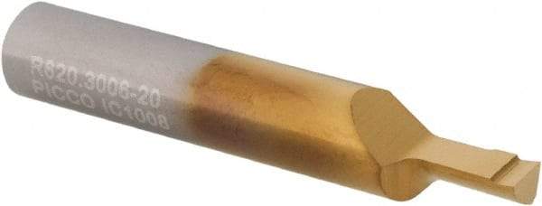 Iscar - 6mm Min Bore Diam, 6mm Max Bore Depth, 6mm Shank Diam, Boring Bar - Right Hand Cut, Solid Carbide, TiAlN/TiN Finish - Exact Industrial Supply