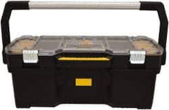 DeWALT - 16 Compartment Tool Tote - 26-3/8" Wide x 12-23/32" Deep x 11-13/64" High, Metal/Resin/Plastic, Black - Caliber Tooling