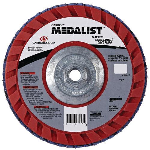 7″ × 7/8 80 Grit Flap Disc - Caliber Tooling