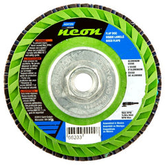 ‎4-1/2 × 5/8 - 11″ Gemini Plastic Flat Flap Disc Type 27 P40 Grit R766 Zirconia Alumina - Caliber Tooling