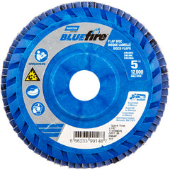 5 × 7/8″ BlueFire Plastic Flat Flap Disc Type 27 P36 Grit R884P Zirconia Alumina - Caliber Tooling