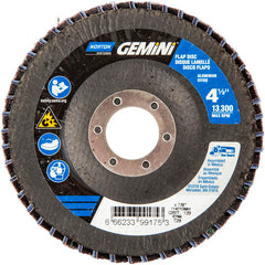 ‎4-1/2 × 7/8″ Gemini Fiberglass Conical Flap Disc Type 29 P120 Grit R766 Zirconia Alumina - Caliber Tooling