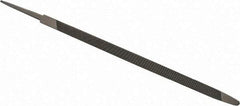 Value Collection - 9-3/4" Long, Taper American-Pattern File - Single Cut, 0.33" Overall Thickness, Tang - Caliber Tooling