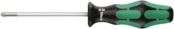 Wera - 3-1/8" Blade Length Tri-Point Screwdriver - 7" OAL - Caliber Tooling